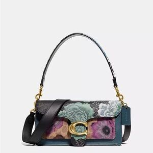 EUC Coach Tabby 26 with Kaffee Fassett Floral Print